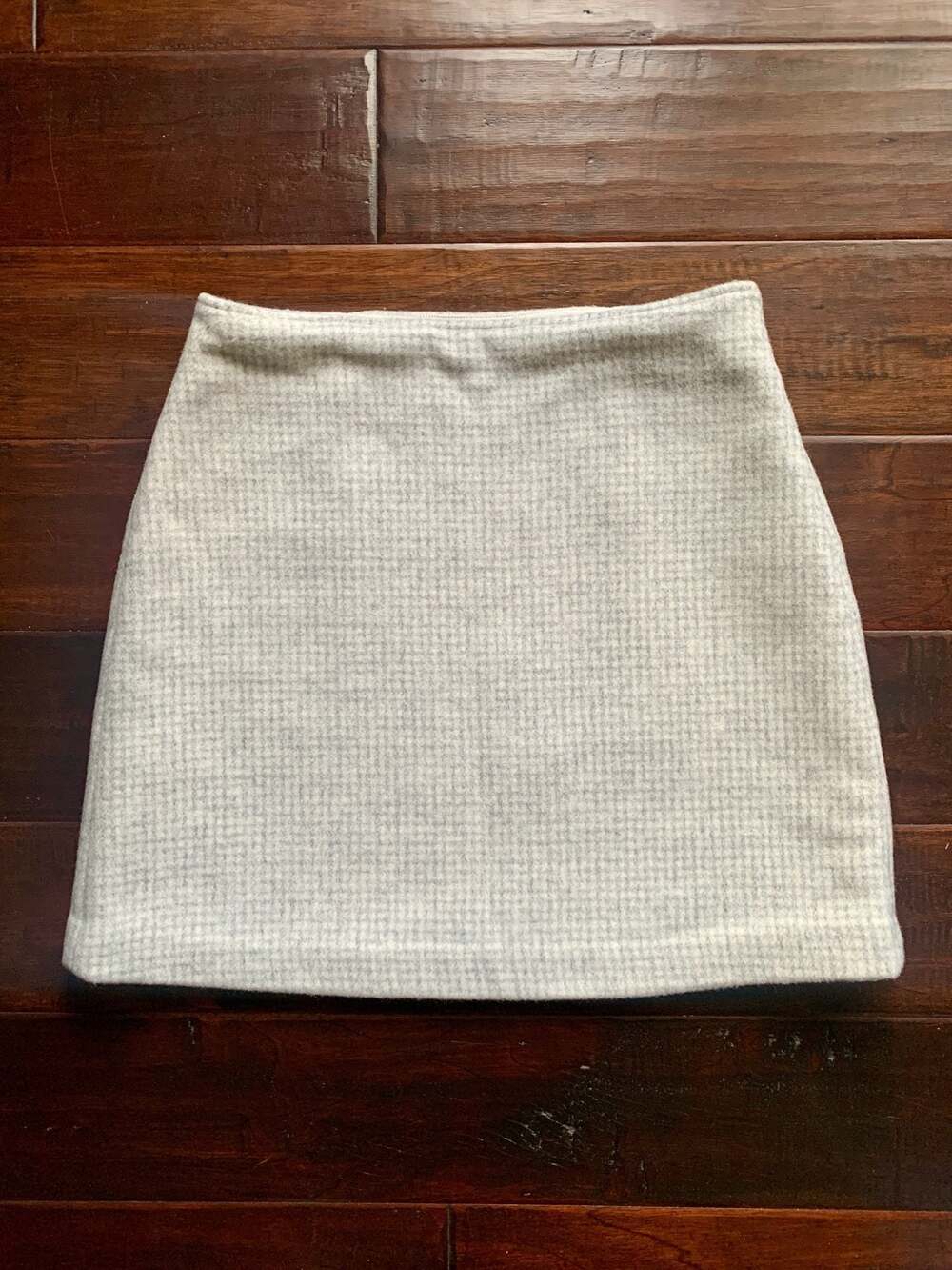 Club Monaco Centie Plaid Wool Blend Mini Skirt